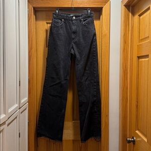 Zara Black High-Waisted Jeans